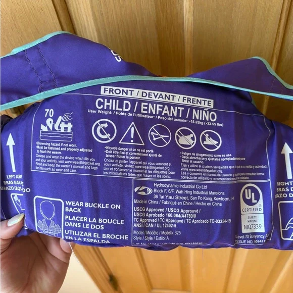 🤍Speedo🤍Children's swim vest , girs size 5-7 age - Picture 10 of 13